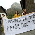 manif anti fermeture tunnel, 3/16