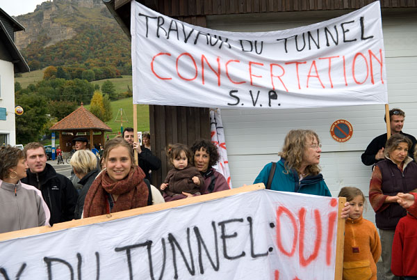 manif anti fermeture tunnel, 5/16